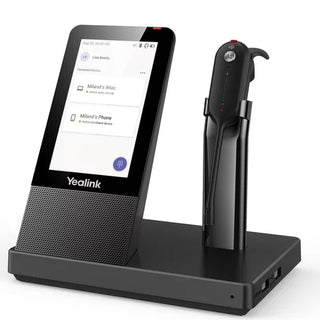 Yealink WH67 UC DECT Headset – Kabellos, Konvertierbar, Mit USB 3.0, Schwarz